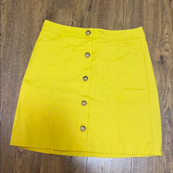 Loft button-front shift skirt - Picture 3 of 4